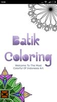Batik Coloring Affiche