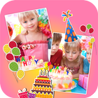 Birthday Photo Collage Zeichen