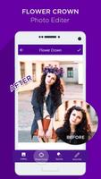 Flower Crown Photo Editor постер