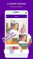 Flower Crown Photo Editor скриншот 2