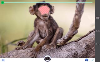 APE monkey face photo frame скриншот 2