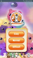 Memory Game Animals for Kids Affiche