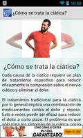 Ciática Tratamiento - Cura casera la ciatica captura de pantalla 2