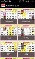 Kalendar 2016 Malaysia Kuda capture d'écran 1