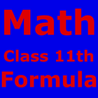 Maths formulas class 11th pdf icône