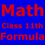 Maths formulas class 11th pdf icône