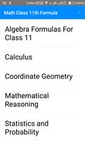 Maths formulas class 11th pdf Affiche