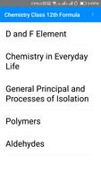 Poster Chemistry 12 th CBSE Formulas
