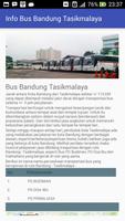 Bus Bandung - Tasikmalaya Info screenshot 1