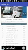 Jadwal - Bus Jakarta Cirebon imagem de tela 3
