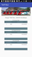 Jadwal - Bus Jakarta Surabaya capture d'écran 2