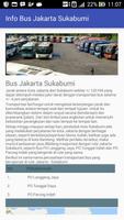 Jadwal - Bus Jakarta Sukabumi capture d'écran 1