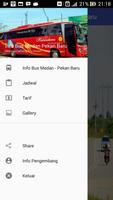 Bus Medan - Pekanbaru ポスター