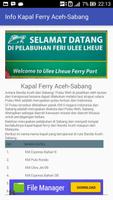 Jadwal - Ferry Aceh Sabang اسکرین شاٹ 2