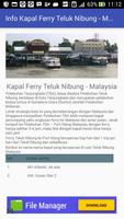 Ferry Teluk Nibung-Port Klang capture d'écran 2