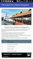 Ferry Singapore - Batam Ticket screenshot 2