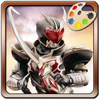 Coloring Kamen Rider иконка