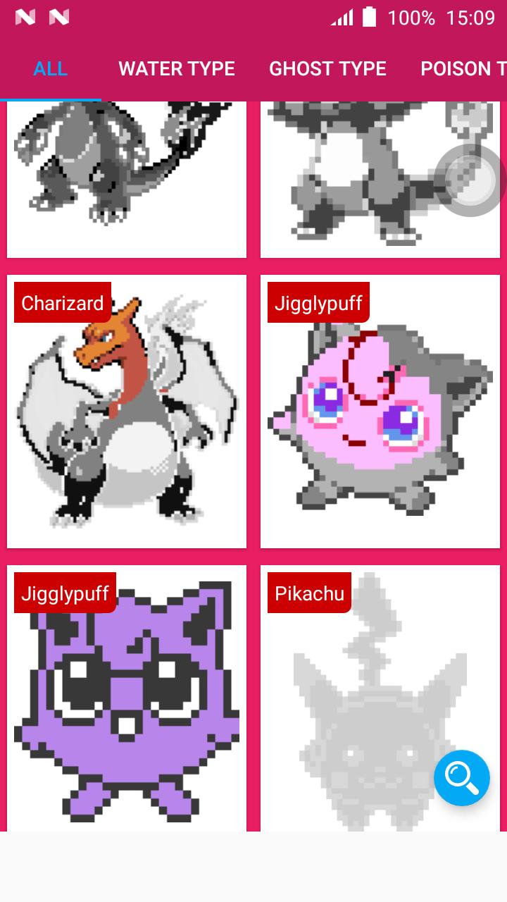 Color By Number Pokemon Pixel Art 2 For Android Apk Download