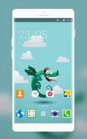 Theme for Karbonn Titanium S1 Plus: Flying Dragon poster