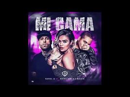 Poster Karol G, J. Balvin -Mi Cama(Remix)ft.NickyJam Musc