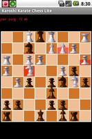 Karoshi Karate Chess Lite تصوير الشاشة 1