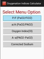 Oxygenation Indices Calculator Affiche