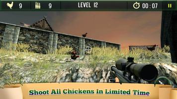 Forest Chicken Hunter 3D captura de pantalla 2