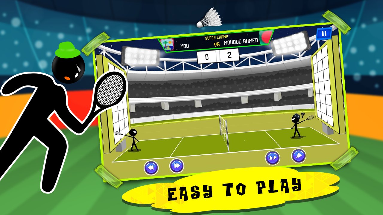 Descarga de APK de Stickman Badminton Game World Championship League