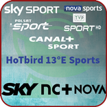 Hot bird 13°E Sports CH Freq.