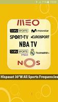 Hispasat 30°W Sports CH Freq. poster