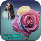 Macro Rose Photo Frames icono