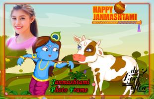 Happy Janmashtami Photo Frames Affiche