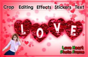 Love Heart Photo Frames imagem de tela 1
