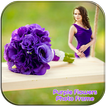 ”Purple Flower Photo Frames