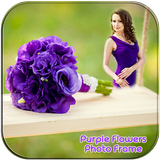 Purple Flower Photo Frames icon