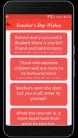 Teacher's Day Wishes SMS Affiche