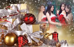 Christmas Photo Frames پوسٹر