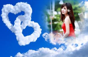 Cloud Photo Frame poster