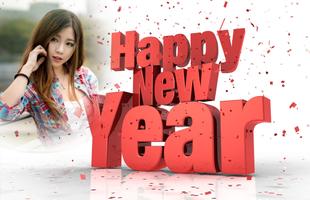 Happy New Year Photo Frames syot layar 1