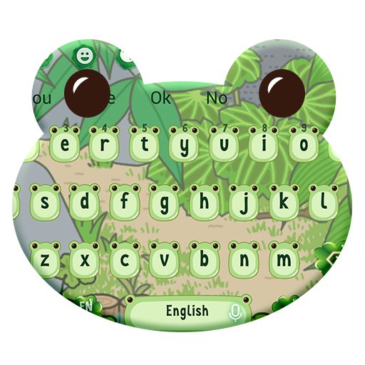 Cute Travel Frog Keyboard Theme