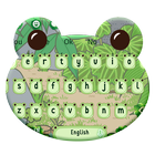 Cute Travel Frog Keyboard Theme icône
