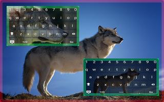 Wild Wolf Animated Keyboard poster