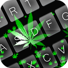 Falling Weed Keyboard Theme icône
