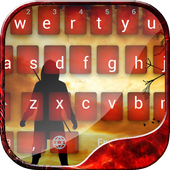 Ninja theme for kika keyboard أيقونة