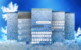 Frozen keyboard theme for kika Affiche
