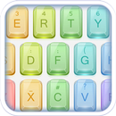 Iridescent glass keyboard APK