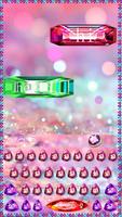 Color diamonds Keyboard poster