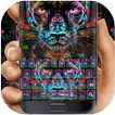 Renkli Neon Leopard Klavye