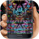 Renkli Neon Leopard Klavye APK
