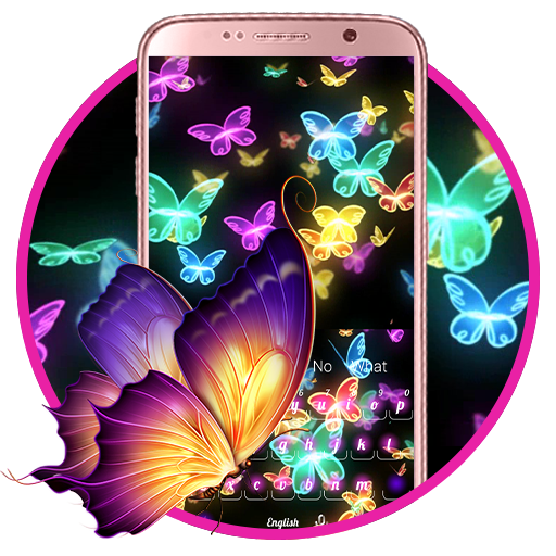 Butterfly flying live video theme